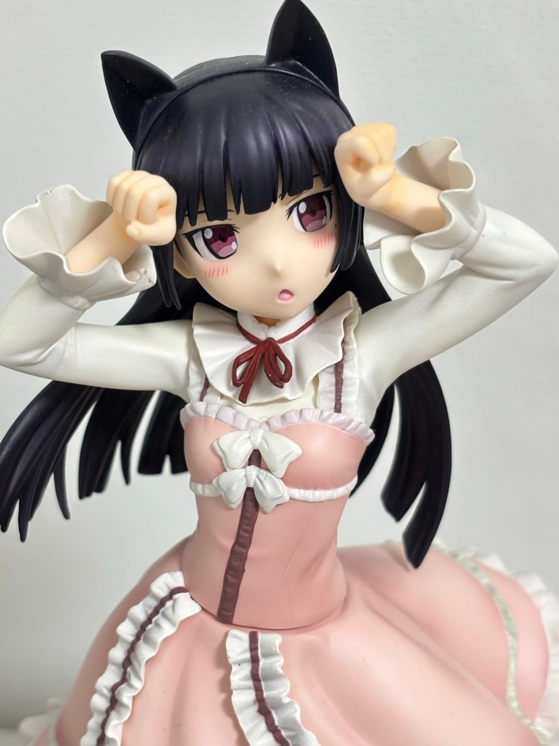 내여귀 쿠로네코 아마로리 피규어 핑크 고코우 루리 미소녀 상품이미지5