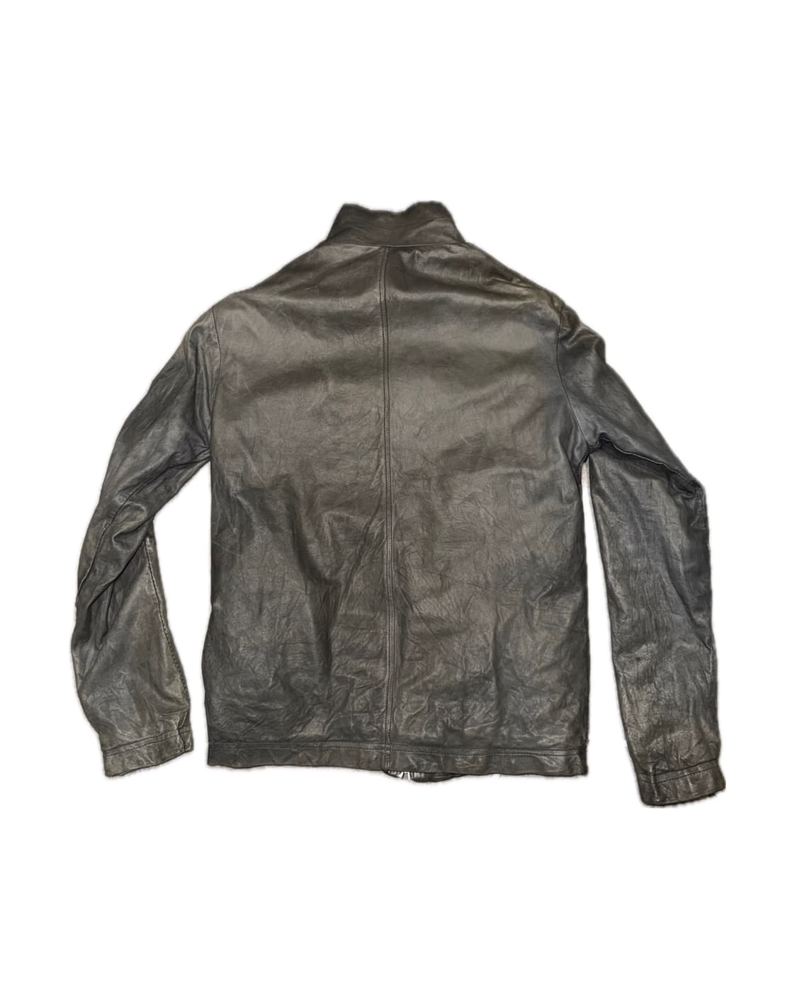 GIORGIO BRATO Double Zip Leather Jacket 상품이미지8