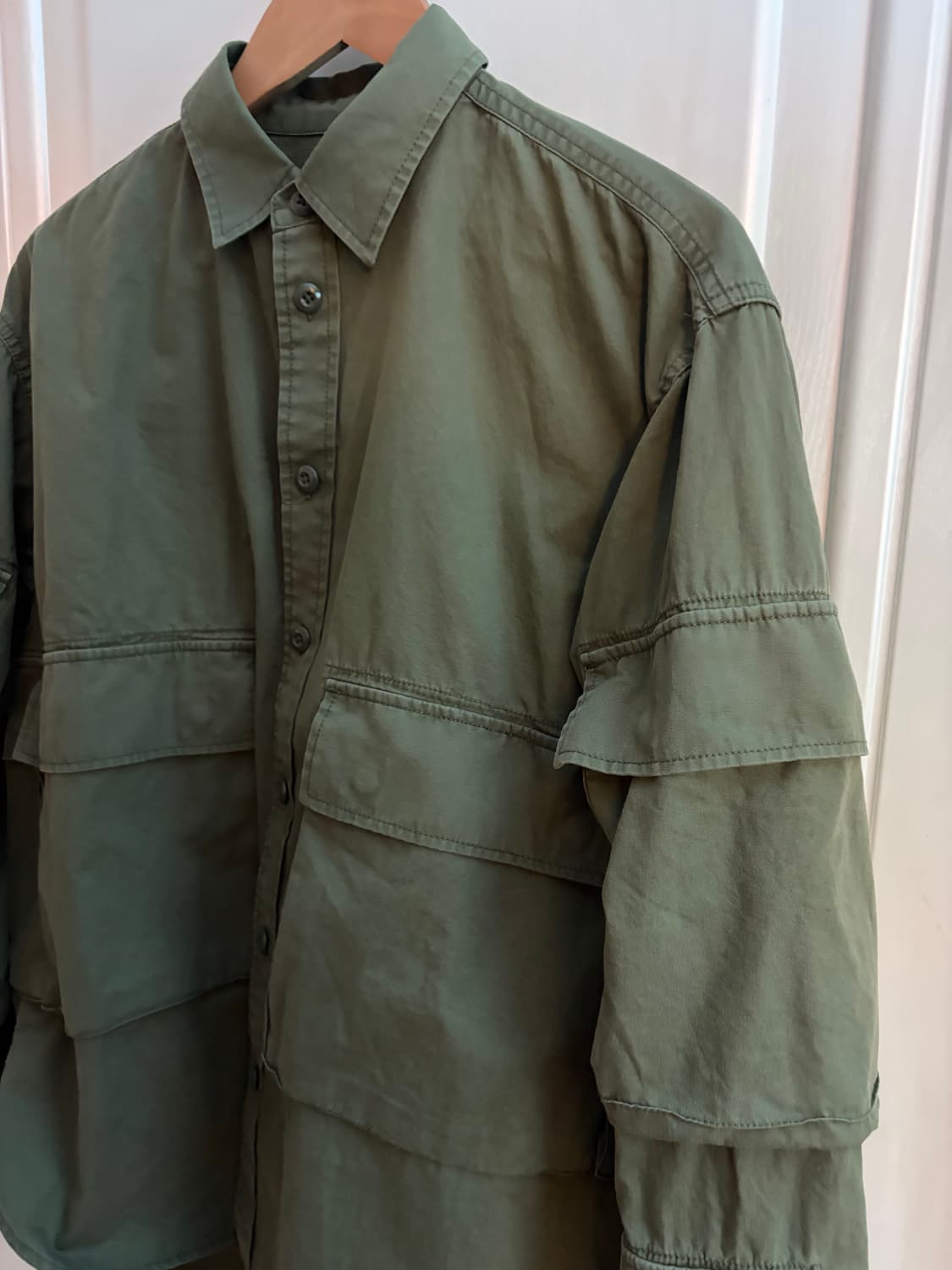 [46]타카히로미야시타더솔로이스트 25aw bdu shirt 올리브새상품 상품이미지2