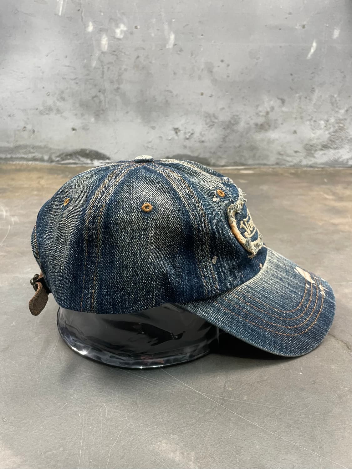 본더치 y2k 그런지 데님 캡 상품이미지4