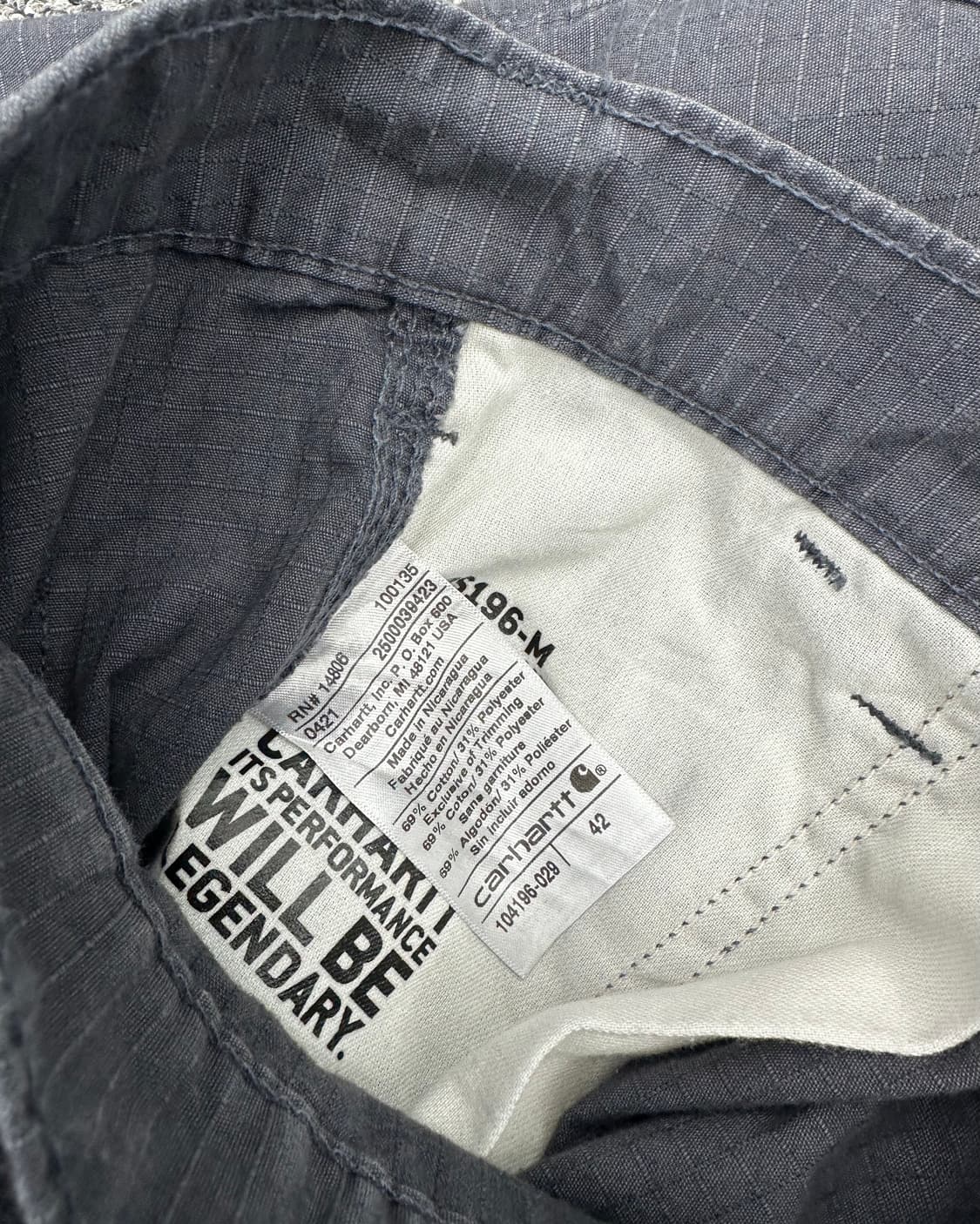 (허단53)칼하트 립스탑 반바지-M1906 상품이미지5