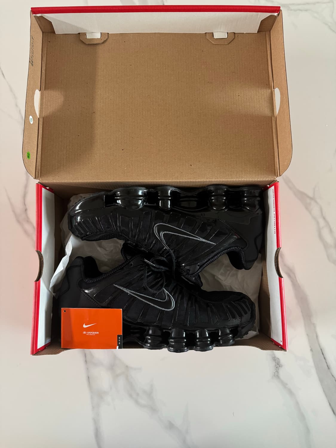 (새상품) 나이키 샥스 TL 블랙 메탈릭 헤마타이트 스니커즈 운동화 상품이미지3
