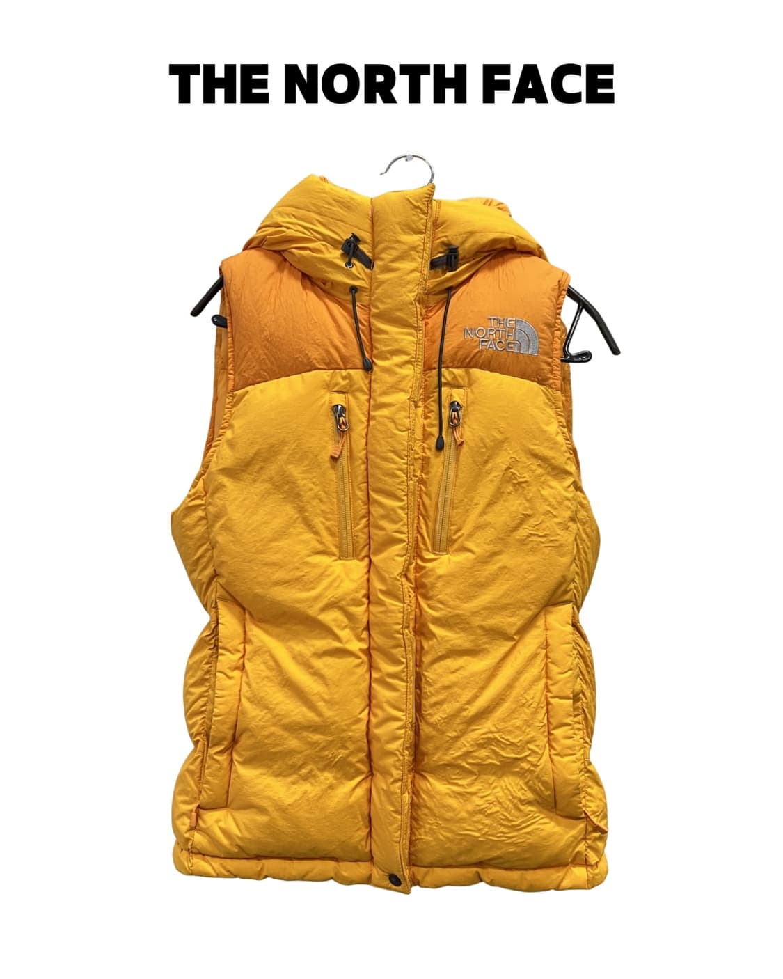 노스페이스 여성 프리즘 다운 자켓 리폼 패딩조끼 옐로우 상품이미지1