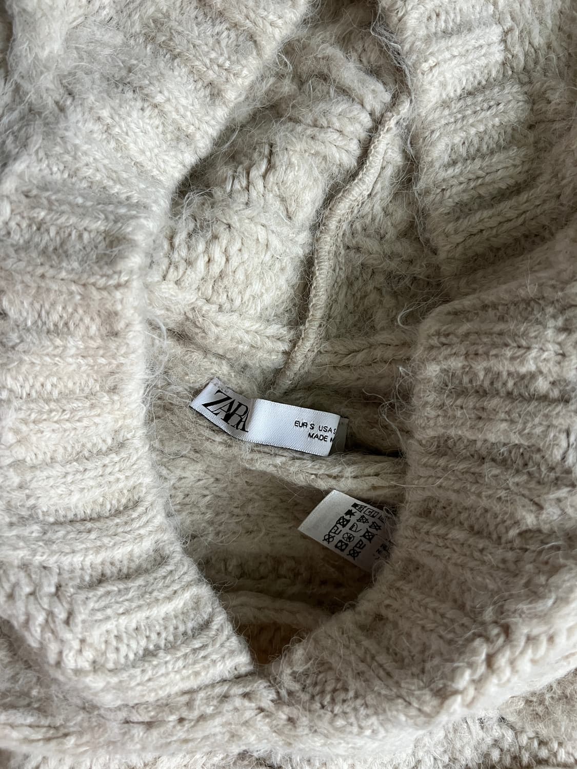 zara 자라 볼레로 니트 후디 상품이미지2