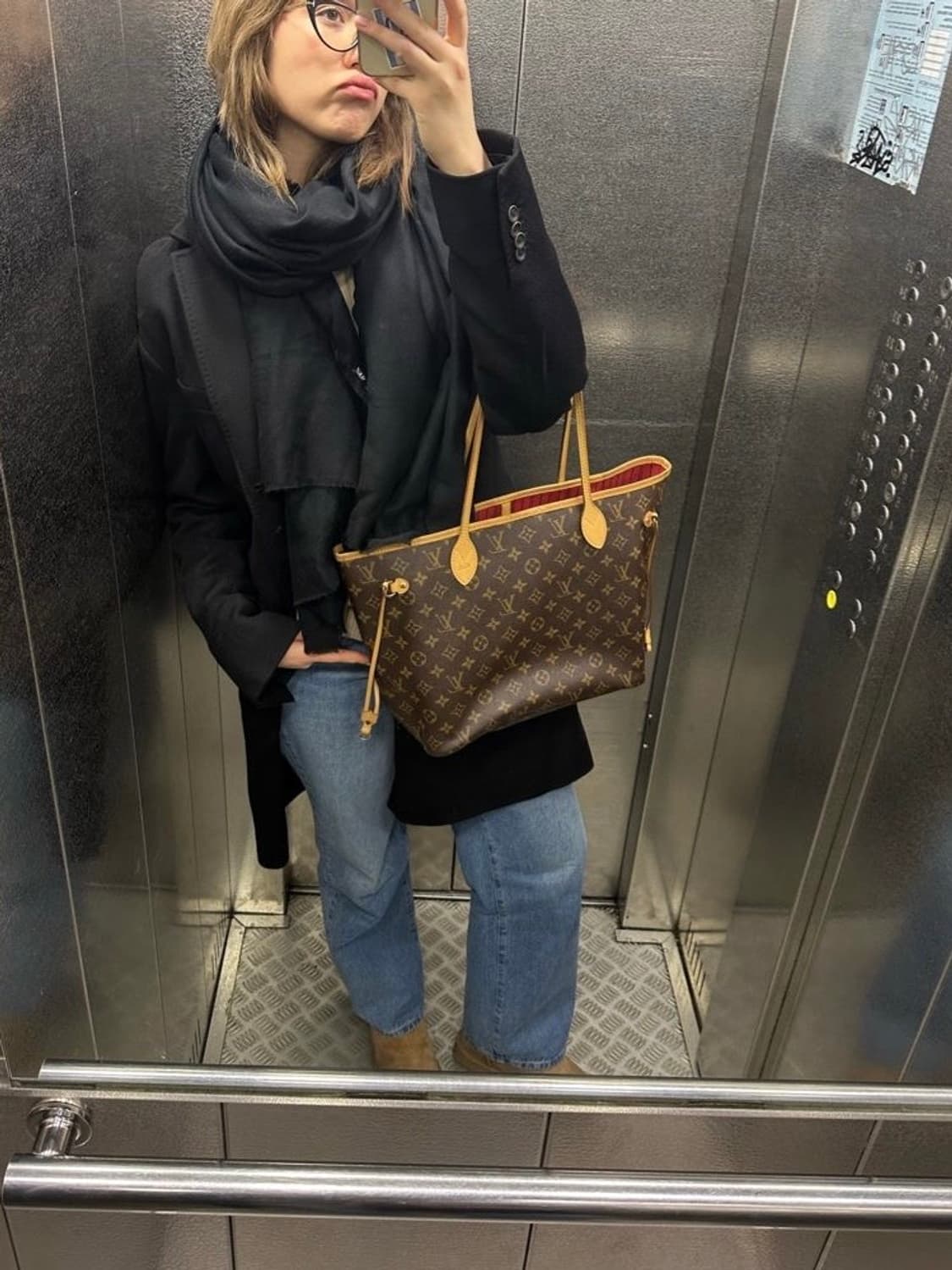 루이비통 모노그램 네버풀 MM 숄더백 판매합니다. 상품이미지10