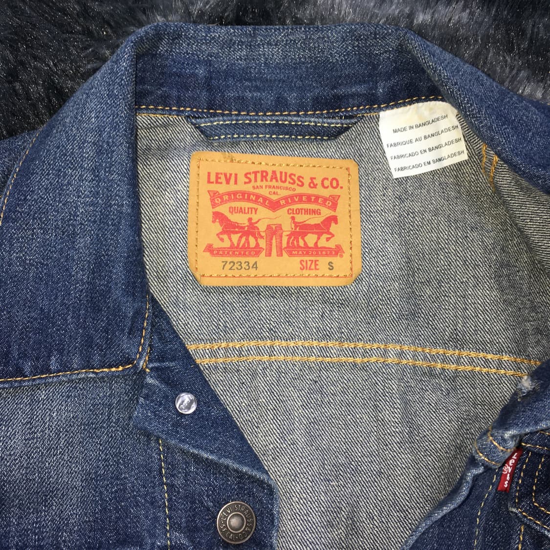 투티/0131 리바이스 72334 트러커 데님 청자켓 상품이미지7