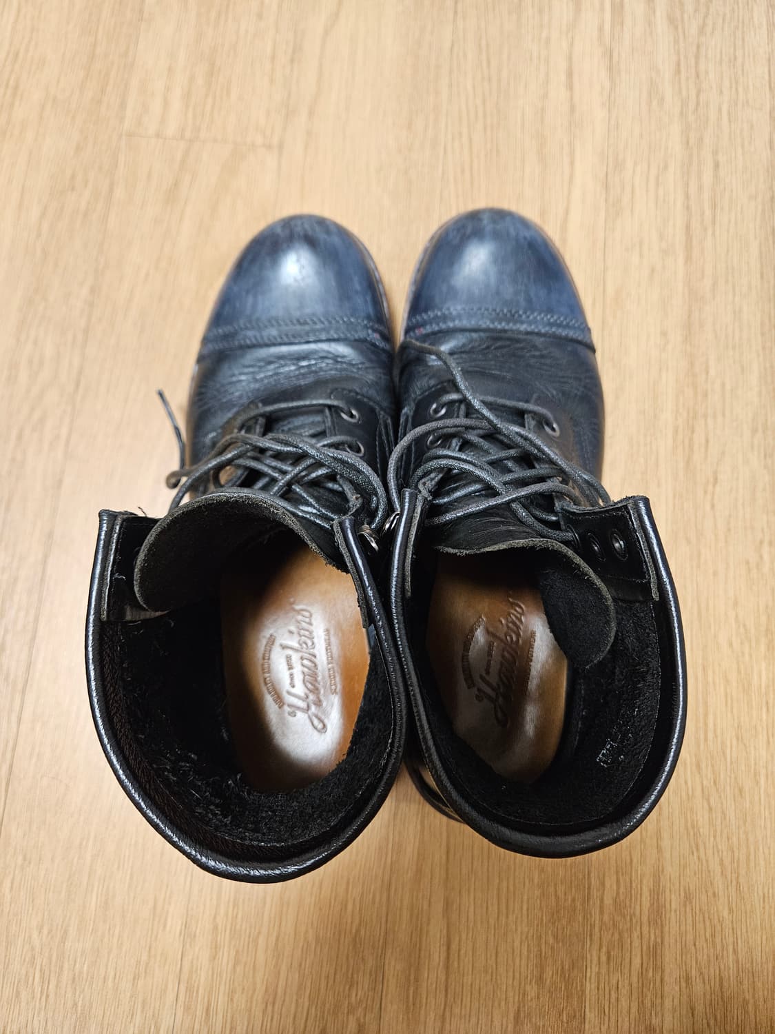 호킨스 소가죽 블랙 워커 부츠 상품이미지7