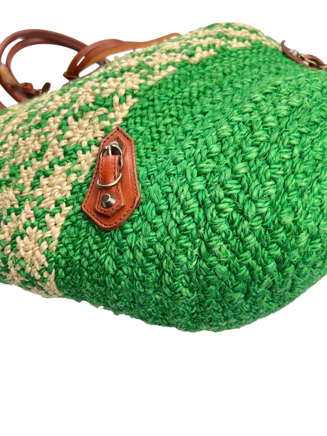 발렌시아가 시티백 모터백 라탄 라피아 상품이미지4