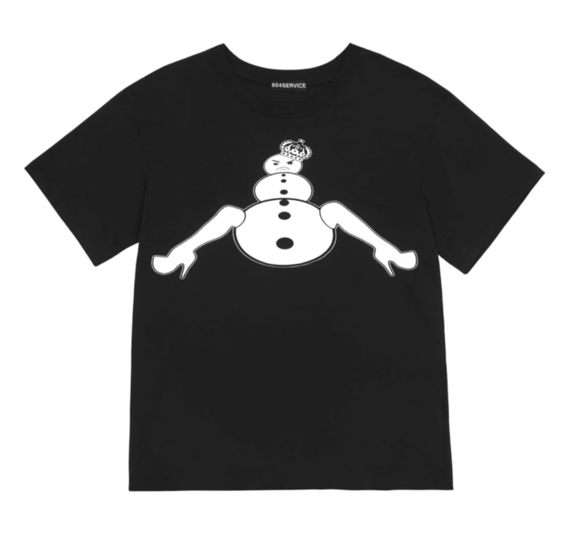 604servie SNOWMAN T-SHIRT  상품이미지2