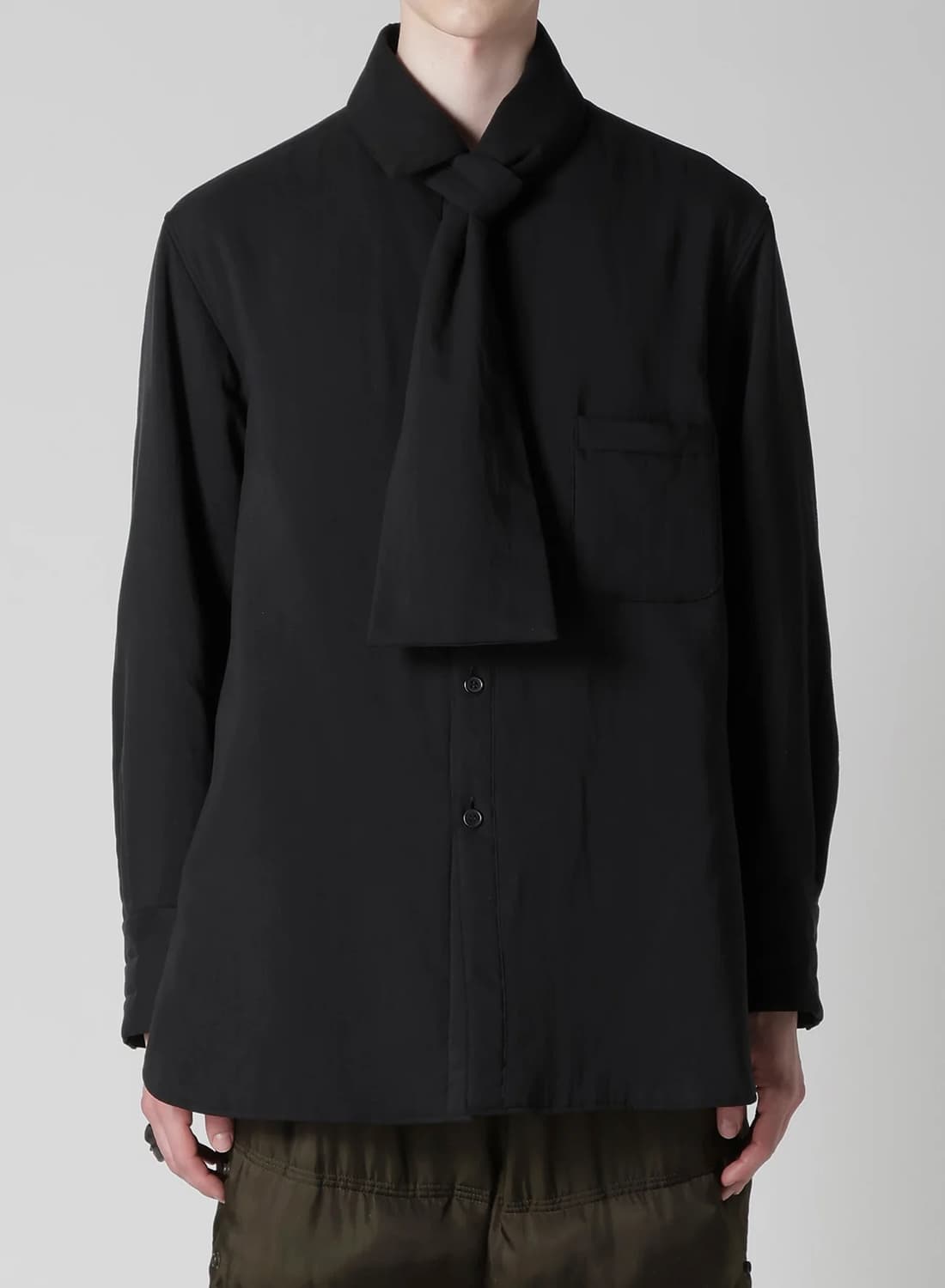 요지 야마모토 뿌르옴므 Stole Padded Shirt 상품이미지6