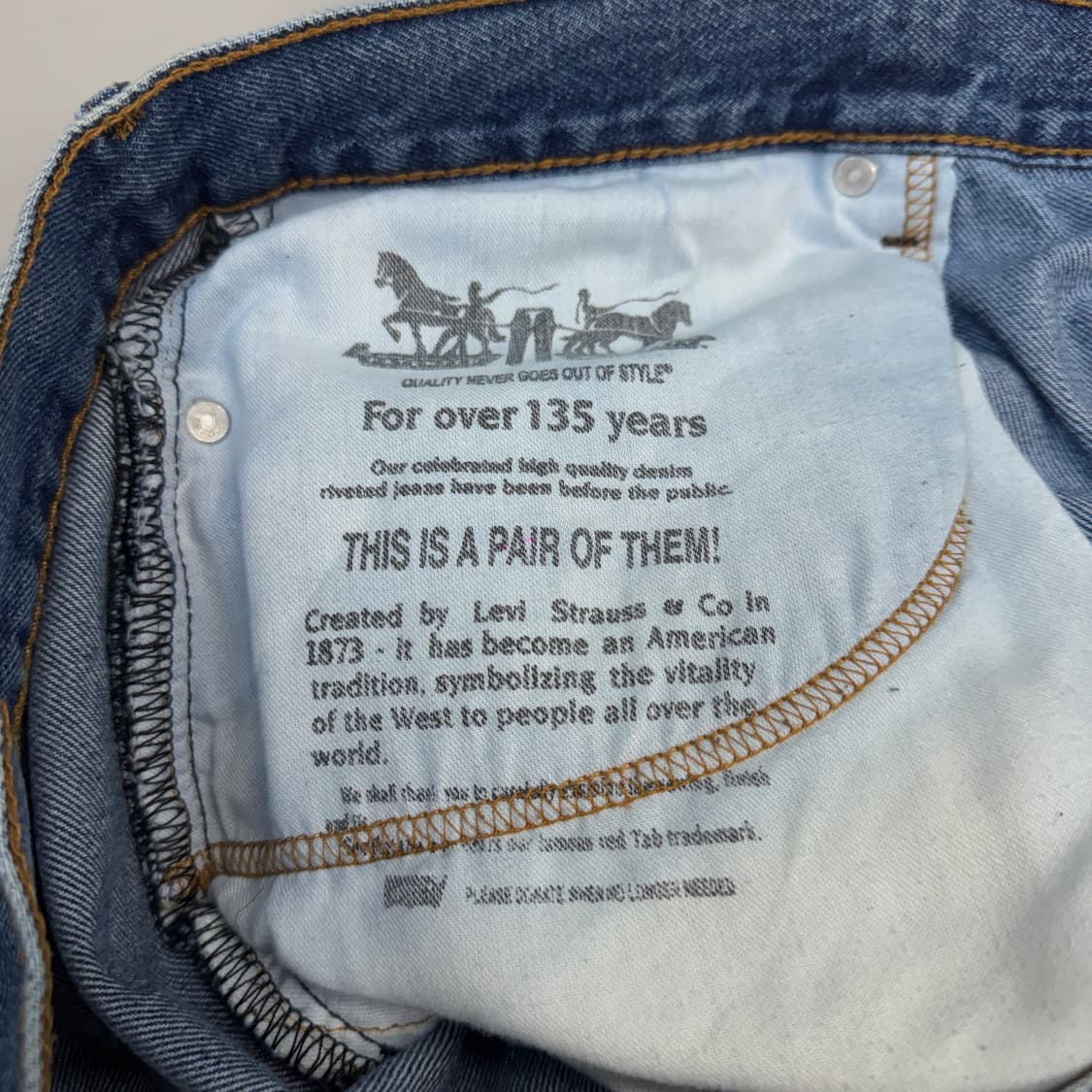 리바이스 560 데님팬츠 상품이미지9