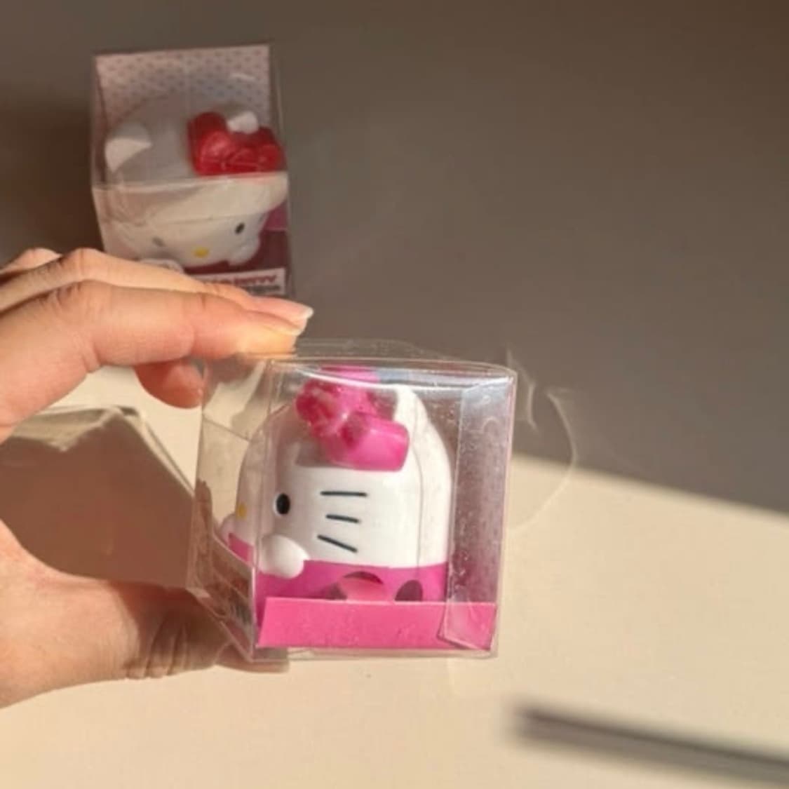 고전키티 연필깎이 레드,핑크 일괄 상품이미지3