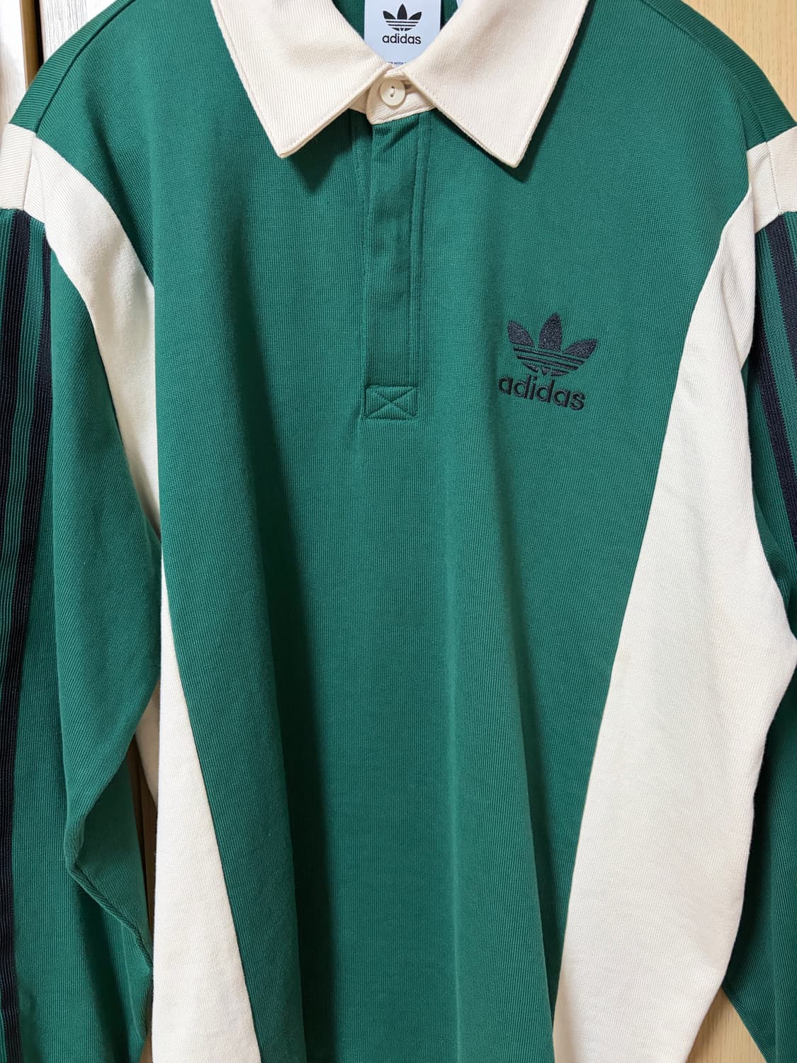 아디다스 PK 럭비 티셔츠 그린 S - M 상품이미지2