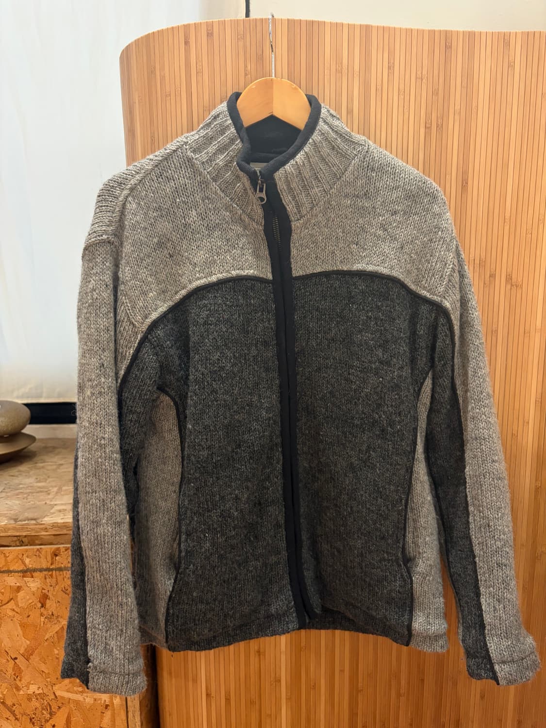 ARAN SWEATER MARKET WOOL ZIP UP 상품이미지1