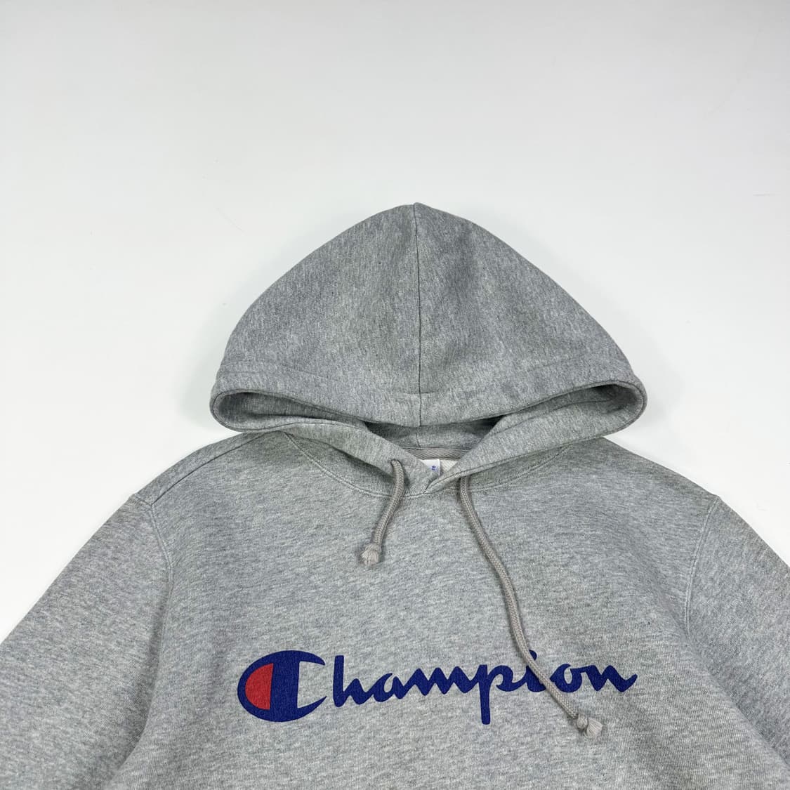 챔피온 올드스쿨 스펠아웃 베이직 후드티 그레이 M 상품이미지2