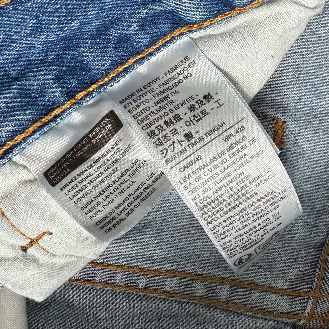 리바이스 연청 501 데님 팬츠 상품이미지7