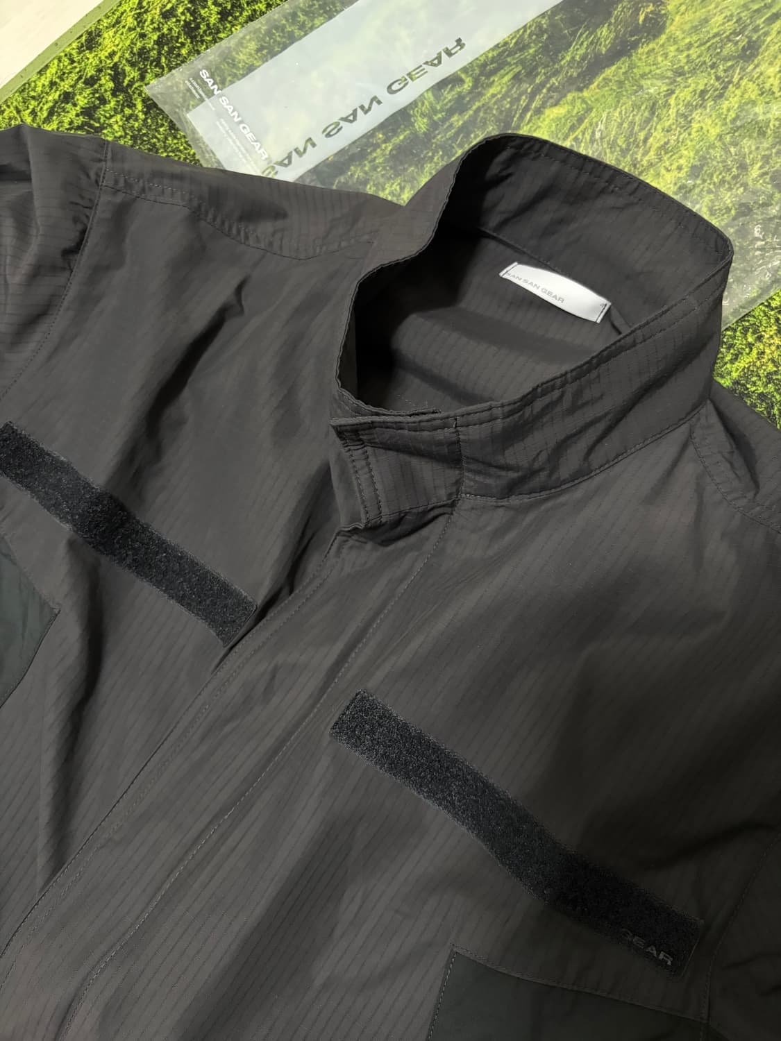 [4]산산기어 컨버터블 자켓 차콜 26ss 판매합니다. 상품이미지3