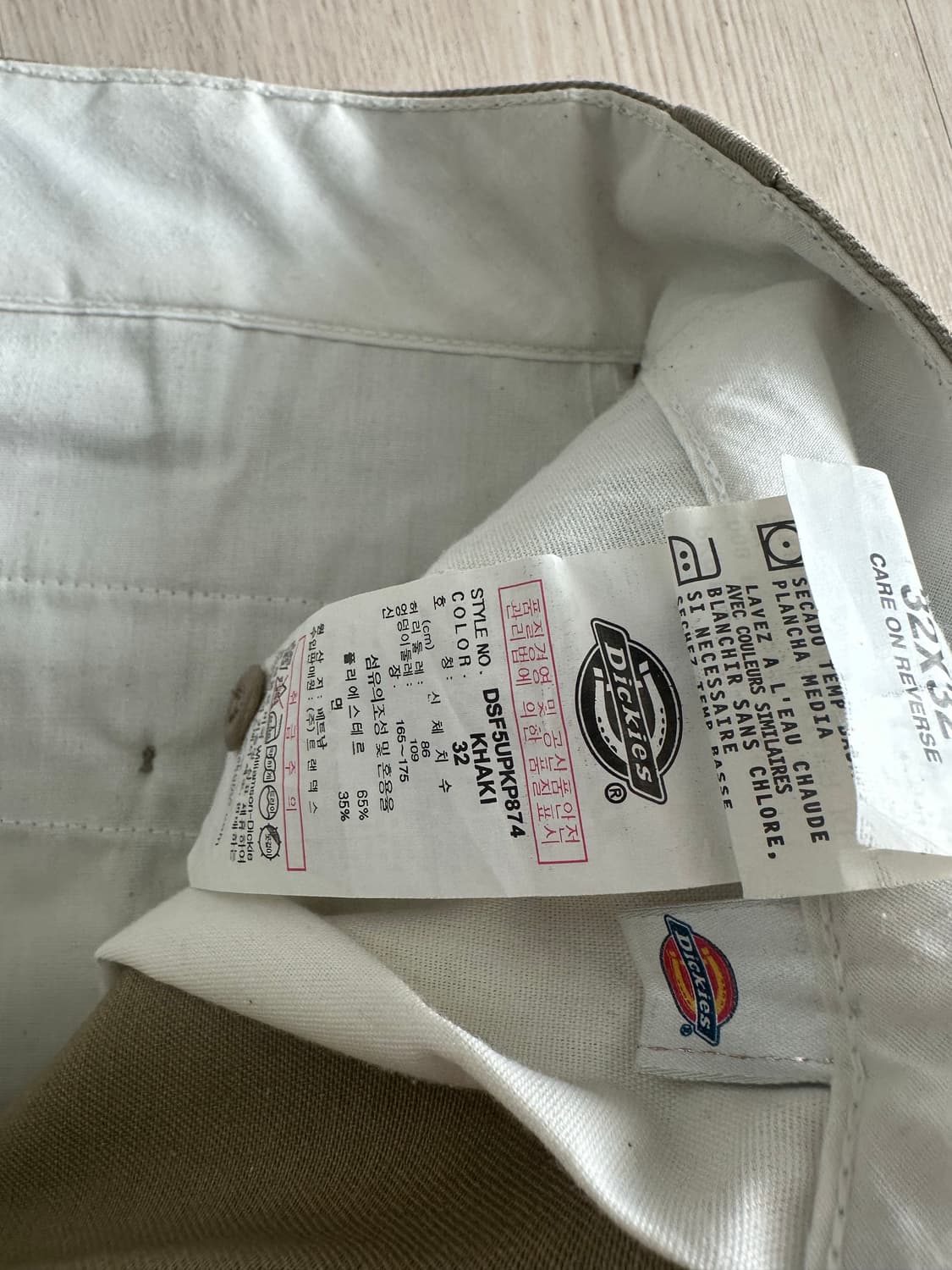 디키즈 남성 면바지 판매합니다. DSF5UPKP874 사이즈 32 상품이미지4