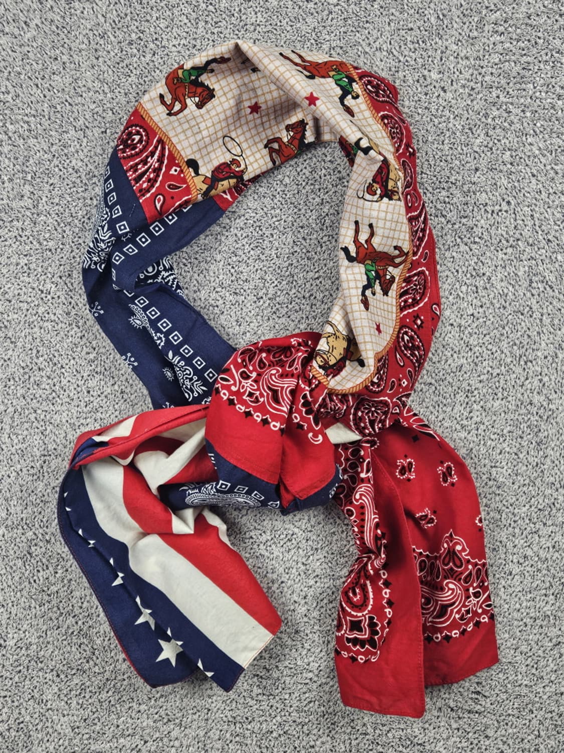 반다나 리워크 커스텀 스카프 머플러 / 10429 상품이미지7