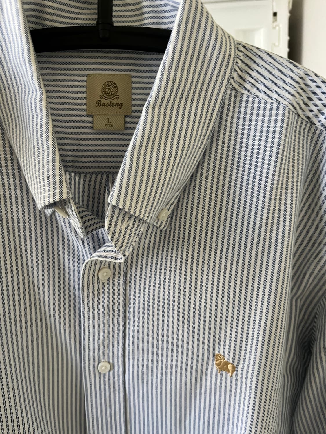 바스통 201 옥스포드 셔츠 (스카이 블루) L사이즈 상품이미지2