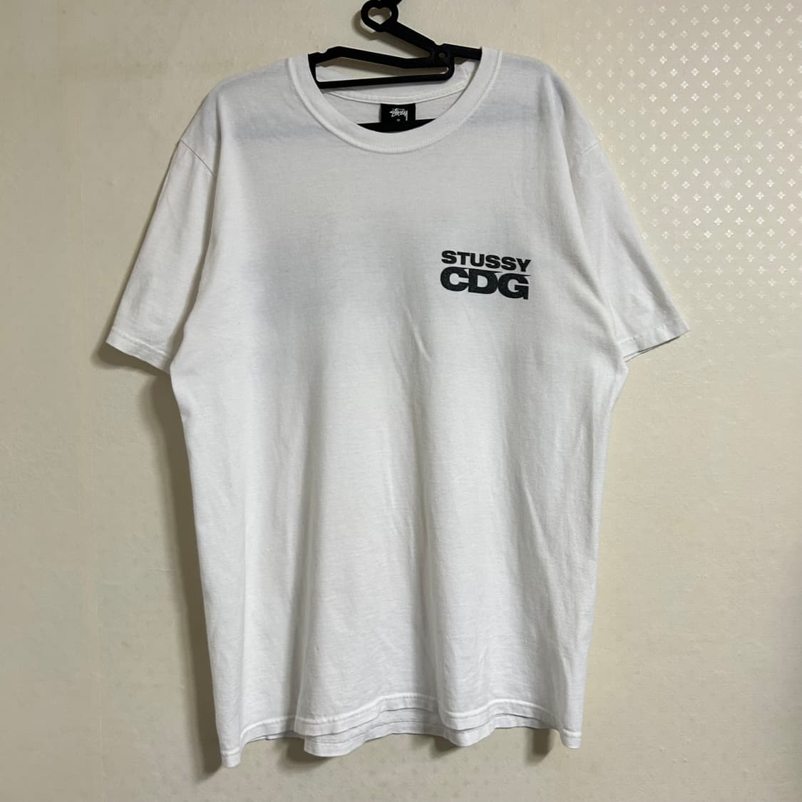 스투시 CDG 서프맨 반팔 티셔츠 화이트 M  상품이미지6