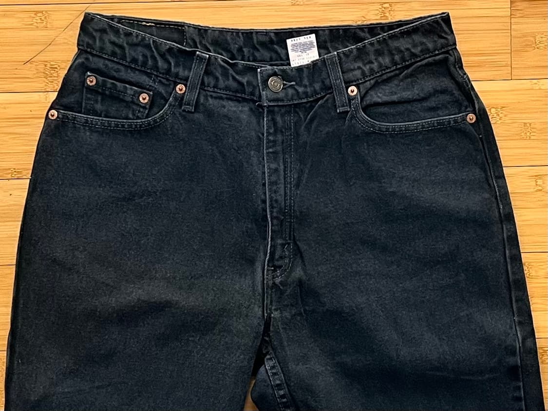 리바이스 512 블랙진 데님팬츠 W L M 상품이미지3