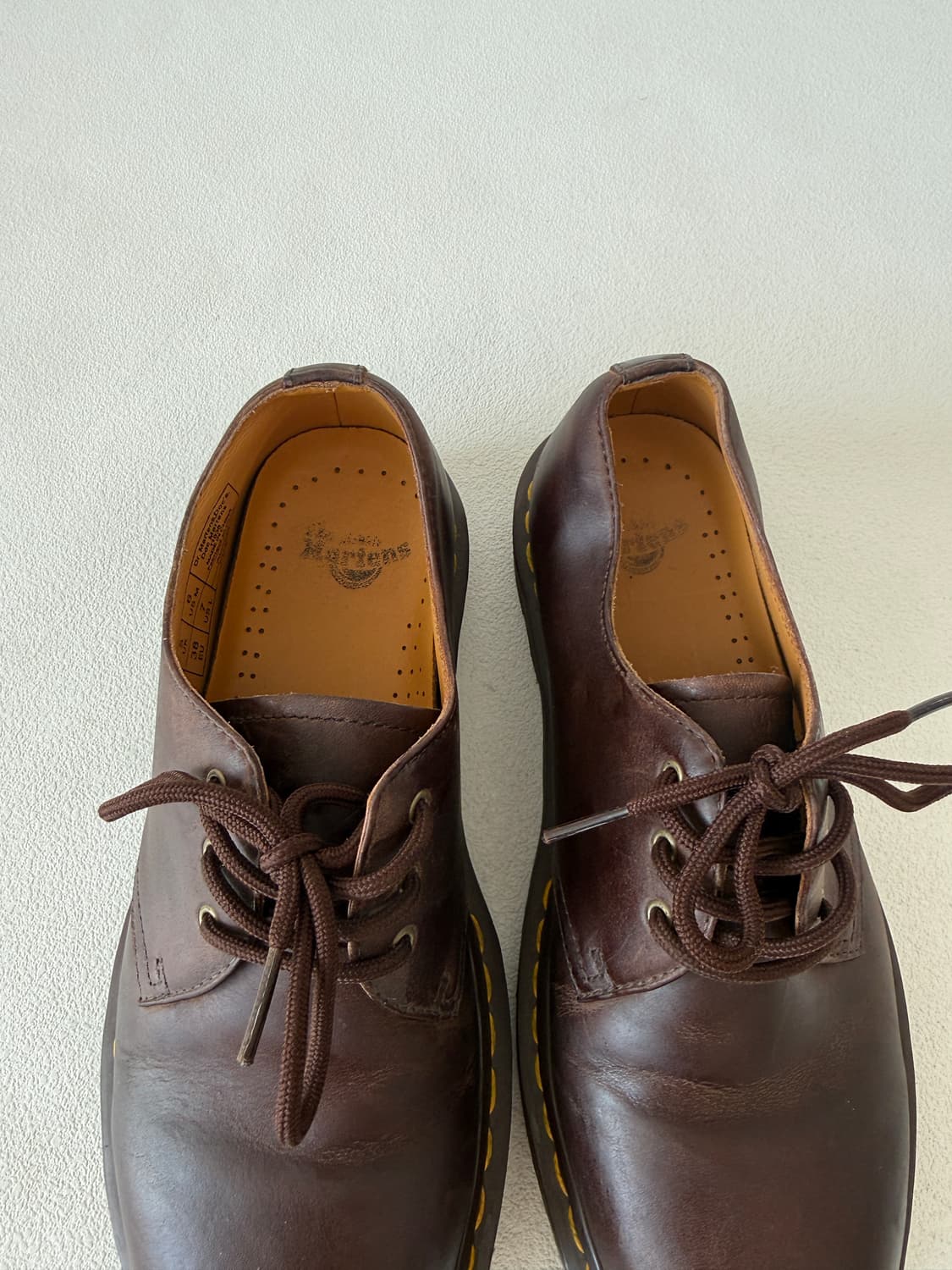 [EU38]닥터마틴(Dr.Marten) 3홀 레더 브라운 상품이미지9