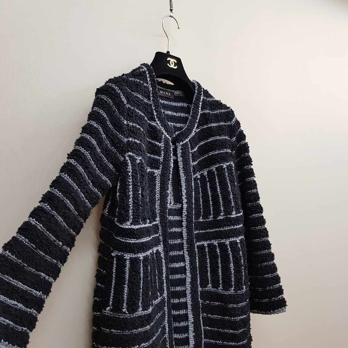 한섬 마인 텍스처드 트위드 니트 자켓 F사이즈 상품이미지4