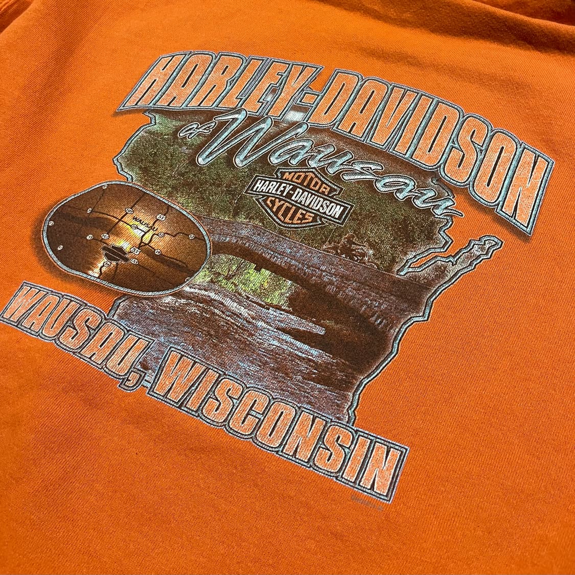 00s 할리데이비슨 프린팅 후드티 (110-115) 상품이미지7