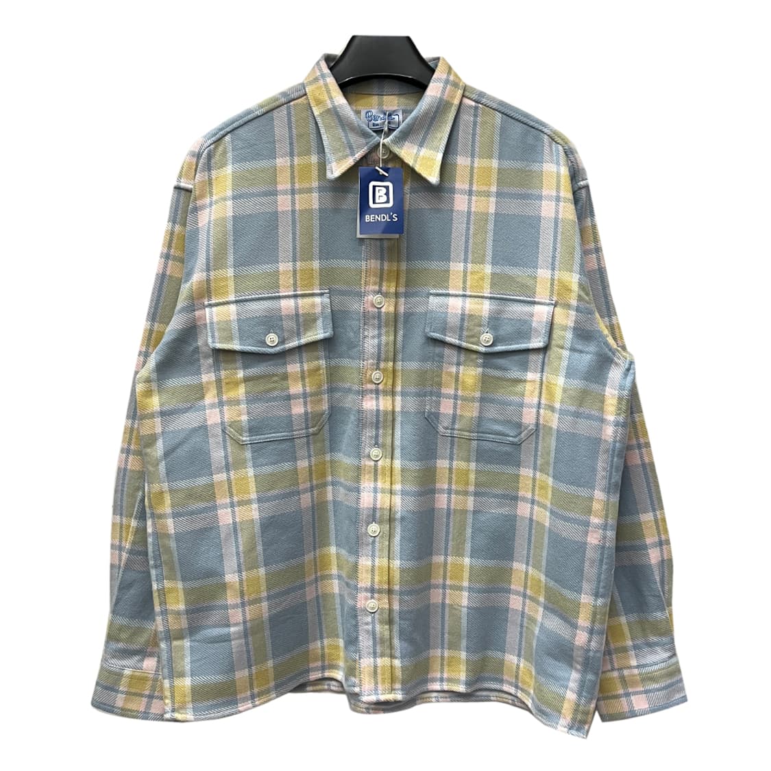 벤들스 데드스탁 체크 플란넬 셔츠 남방 XL 상품이미지2
