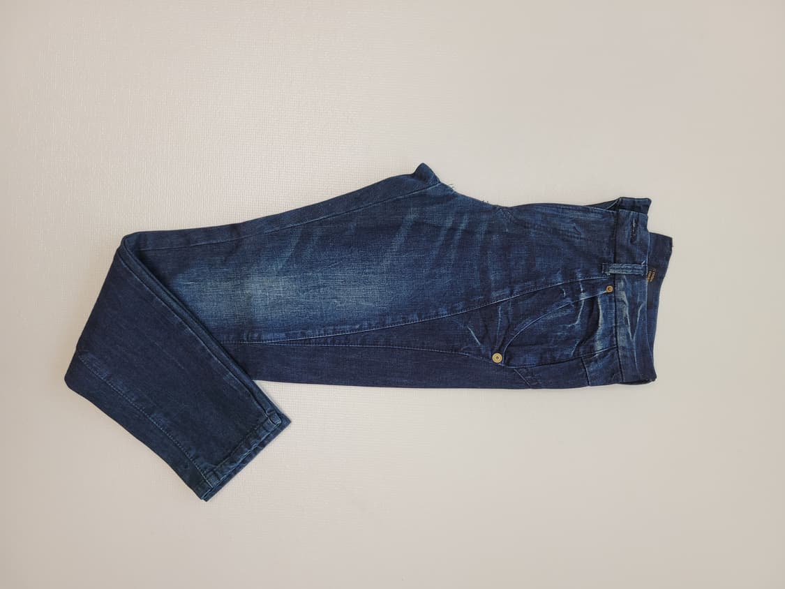 코데즈컴바인 남자 엠보워싱 기모 청바지 32 딥네이비 상품이미지2