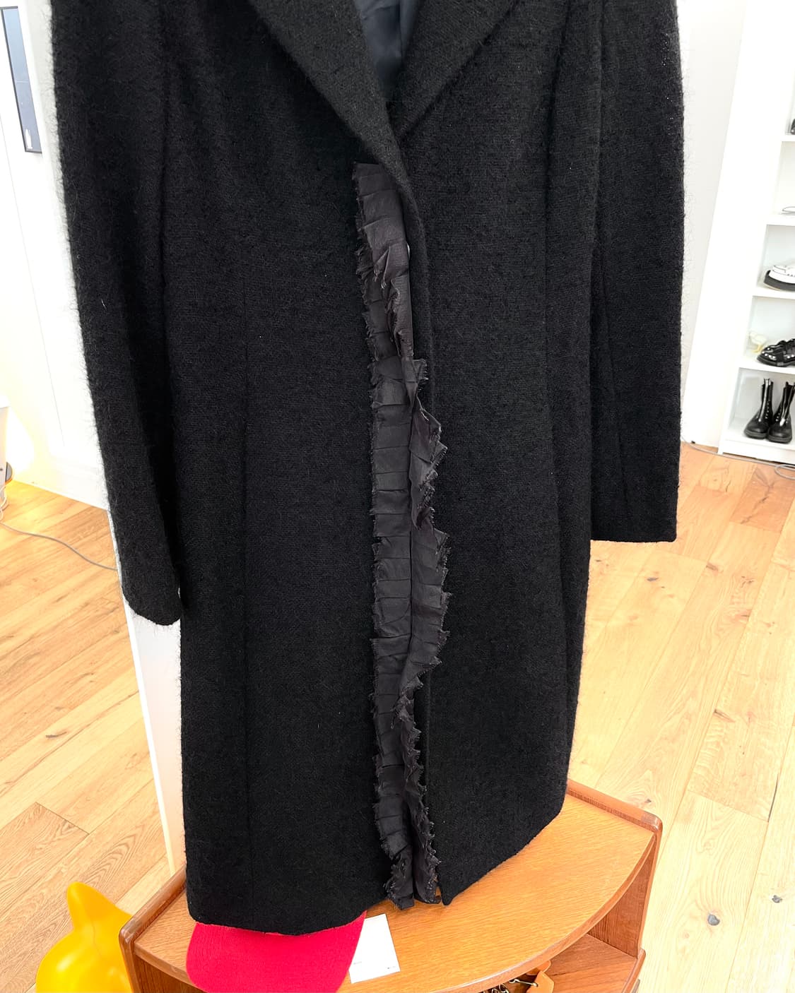 [38] 휴고보스 러플 울 코트 상품이미지8