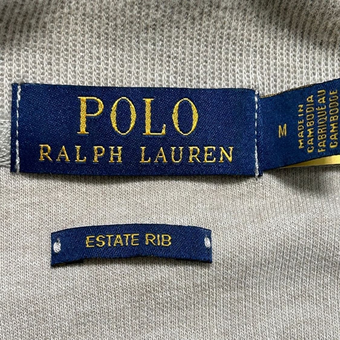 폴로랄프로렌 하프 집업 니트 스웨터 베이지 M 상품이미지6