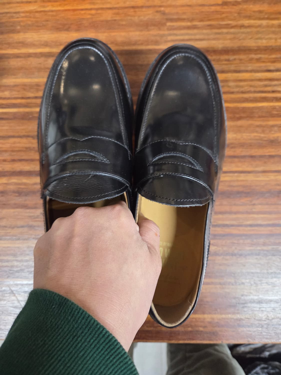 슈펜 깡스타일리스트 가죽 로퍼 255 상품이미지2