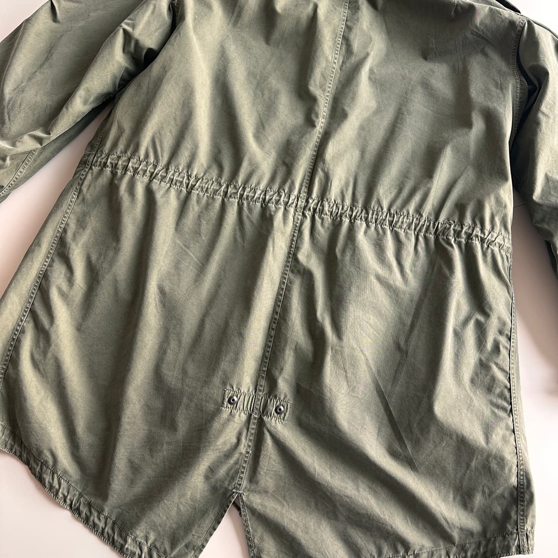 50s 미군 M-51 피쉬테일 파카 쉘+울파일 라이너 M 크라운지퍼 상품이미지8