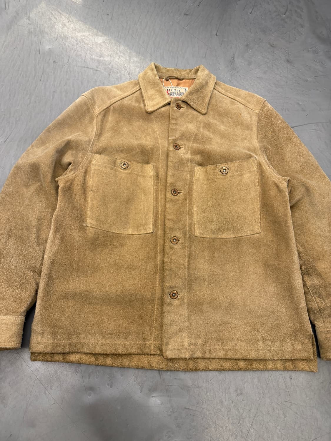 GAIJIN MADE by HIGH STANDARD 소가죽 스웨이드자켓 상품이미지3