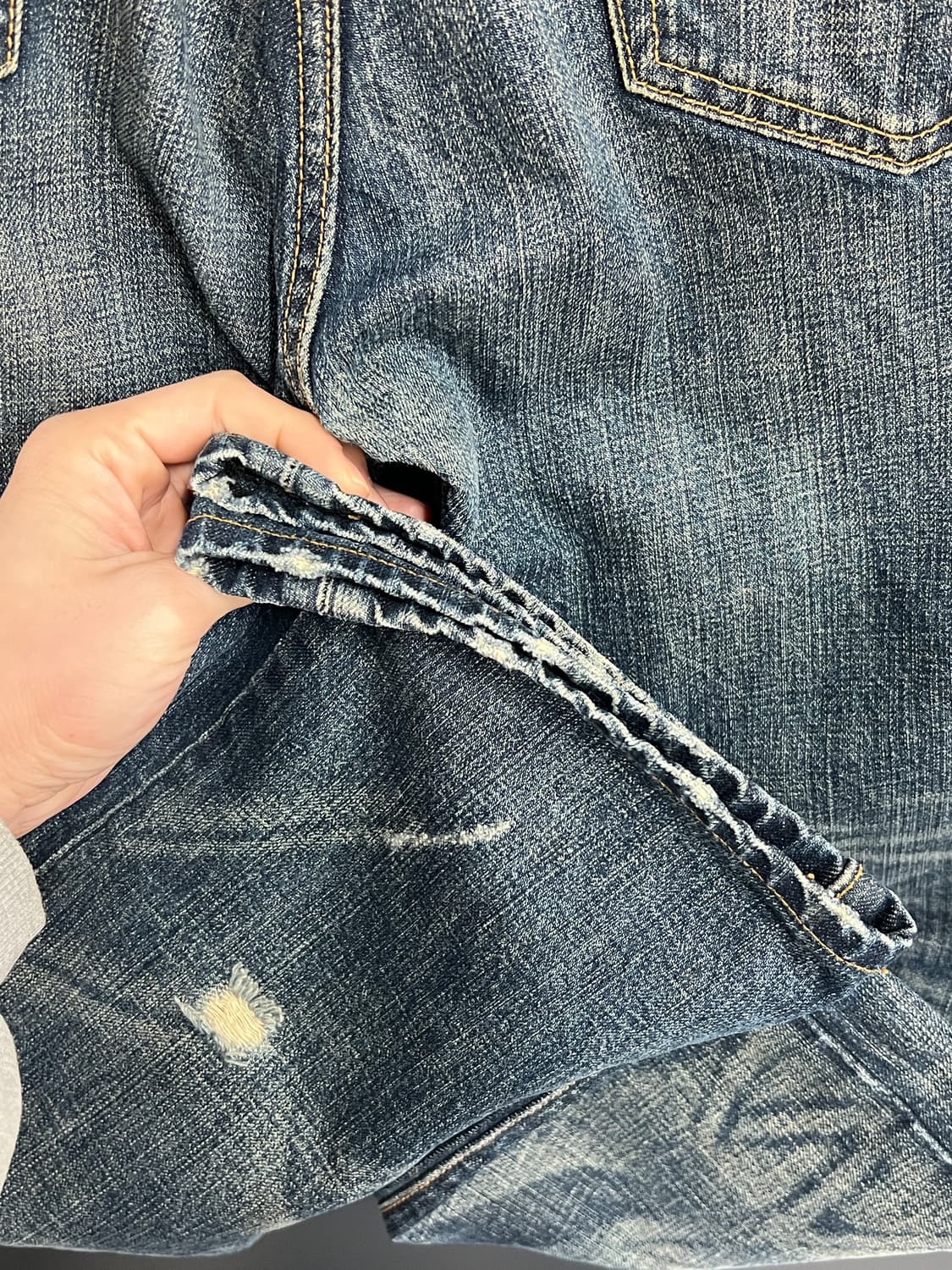 Levis 리바이스 501 스트레이트 레그버튼 플라이 데님팬츠 상품이미지4