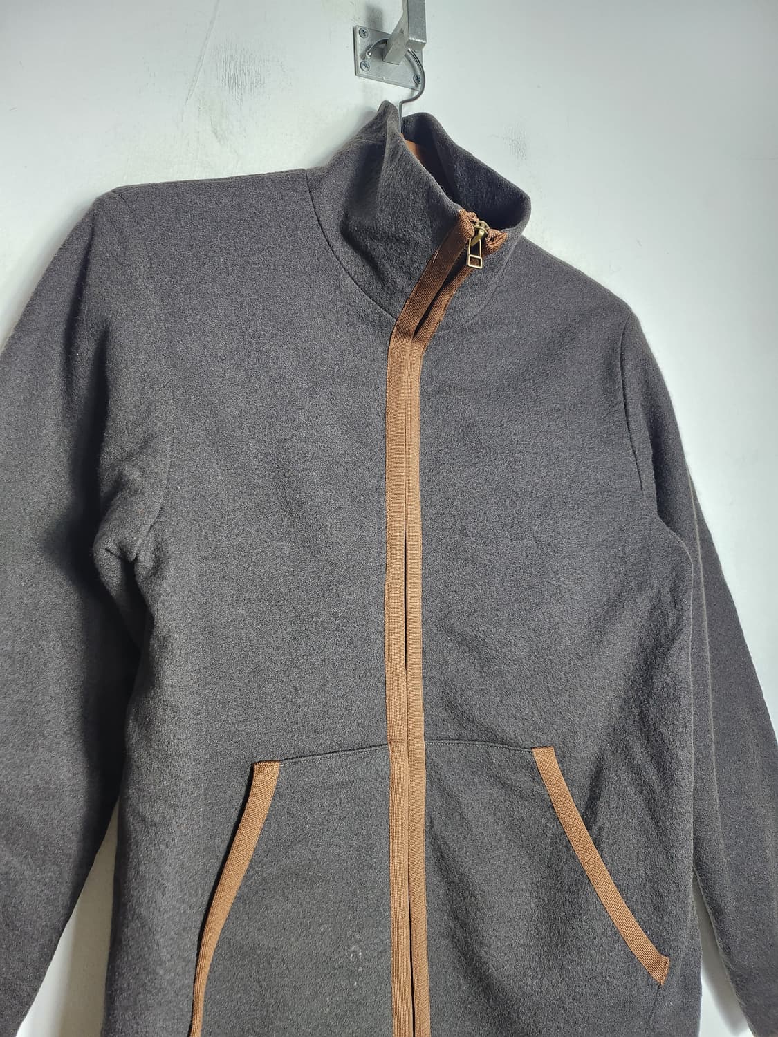 립스타 퀄팅 안감 울 자켓 상품이미지2