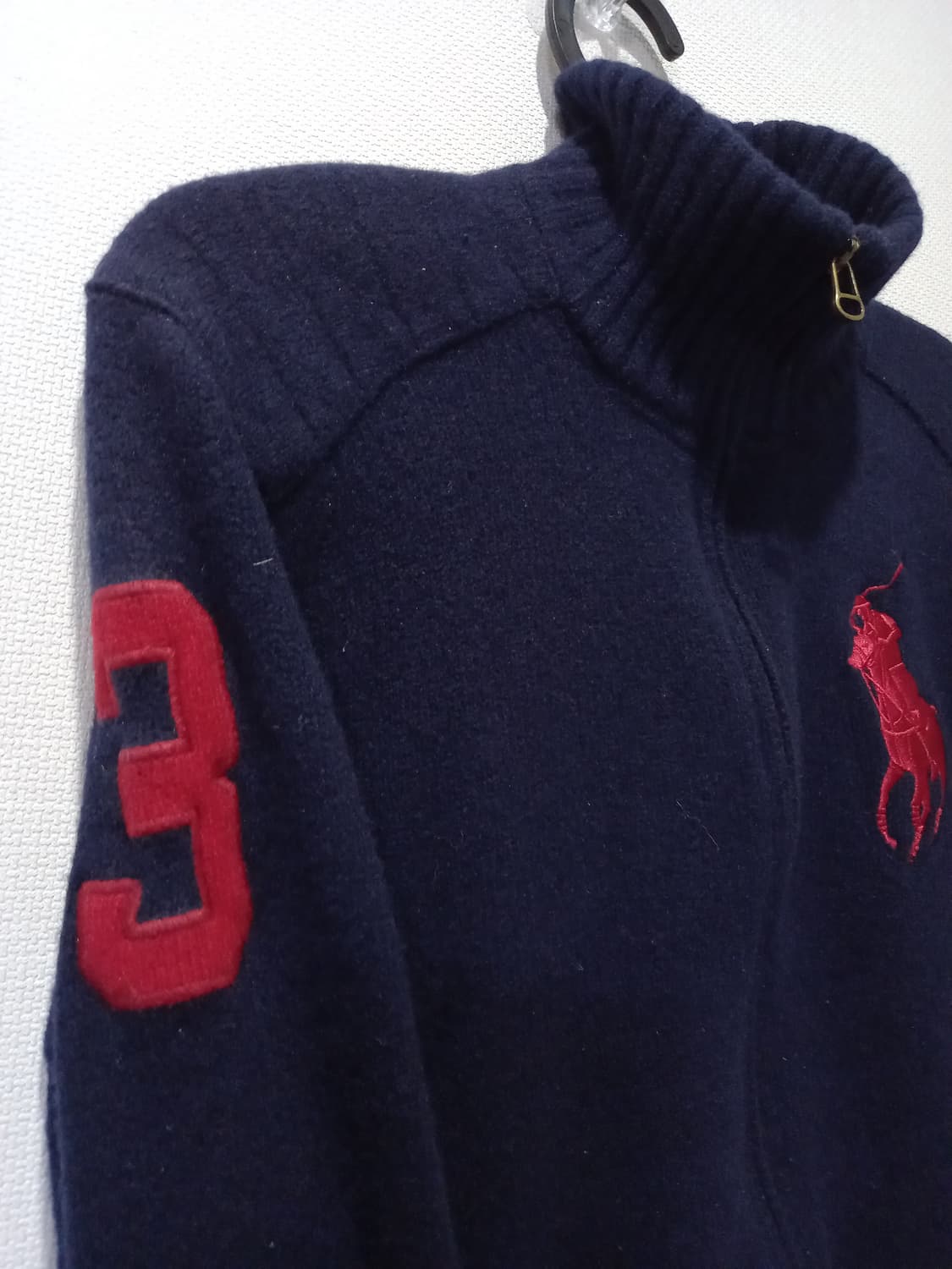 폴로 POLO 빅포니 여자 니트집업 90/S 상품이미지2