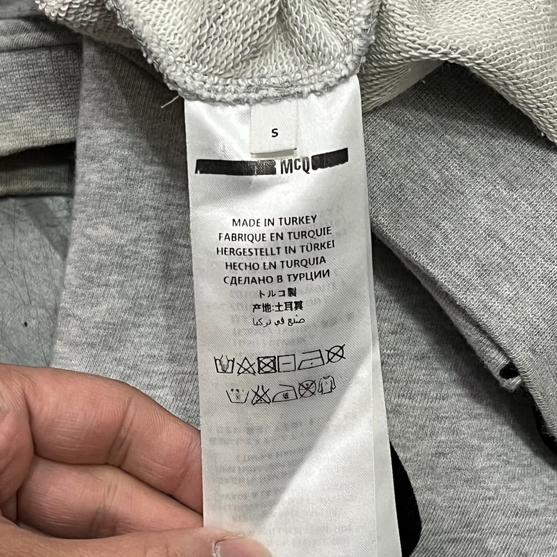  알렉산더 맥큐 패턴 스웻셔츠 +명품감정서 y15710 상품이미지7