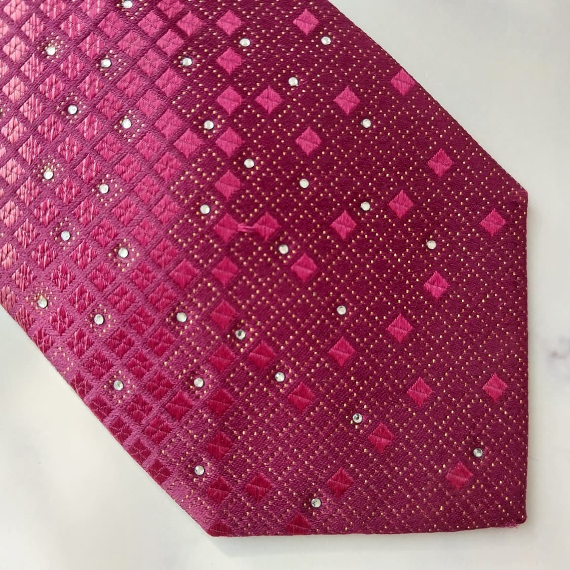 메트로시티 실크 와인 믹스 패턴 넥타이 8.6cm A+등급 K2328 상품이미지7