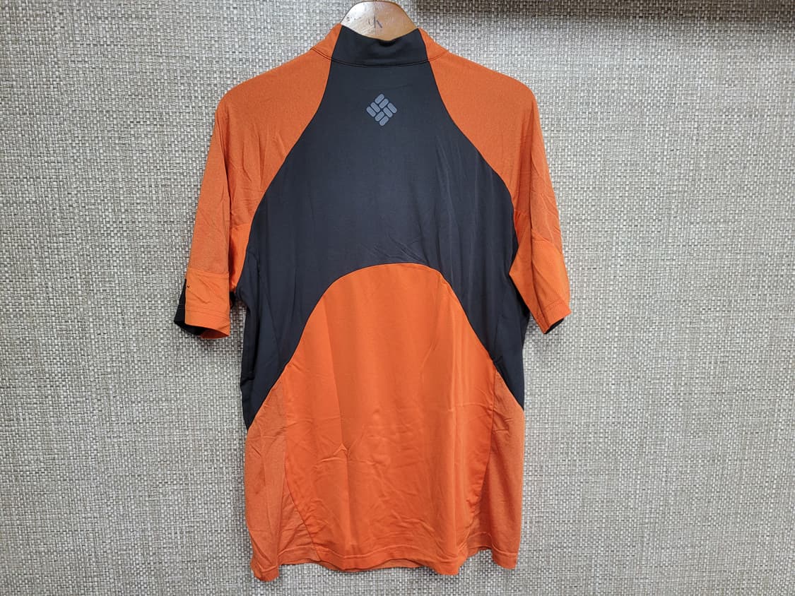 L사이즈 컬럼비아 기능성 집업 반팔티셔츠 등산 아웃도어  상품이미지3