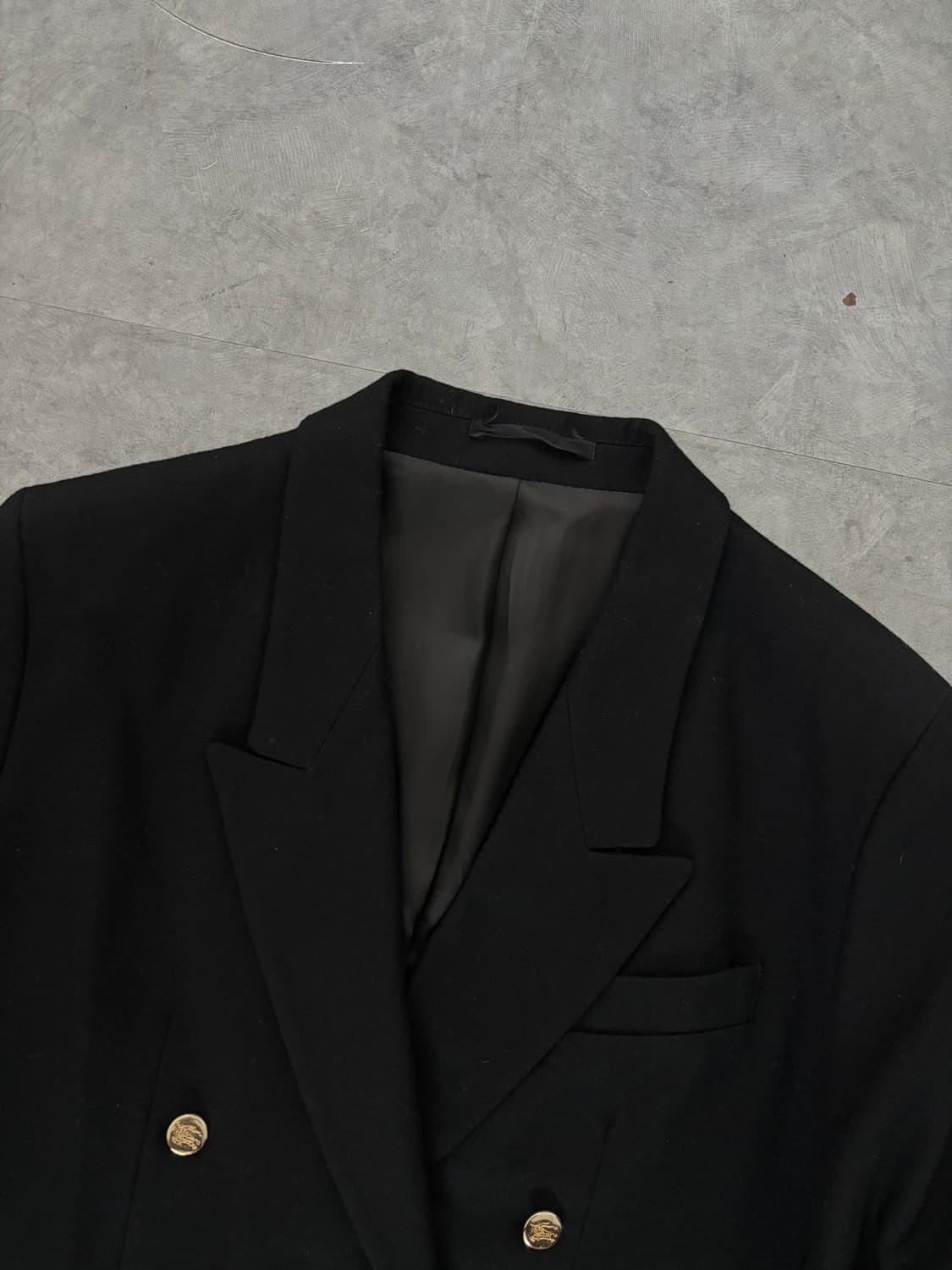  Burberry 버버리 블랙 더블 금장 블레이저 자켓  상품이미지5