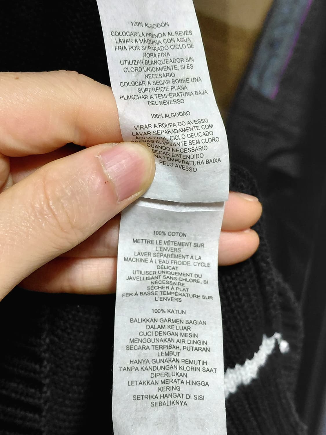 [아르마니익스체인지]코튼 숄카라 스웨터 L사이즈 상품이미지7