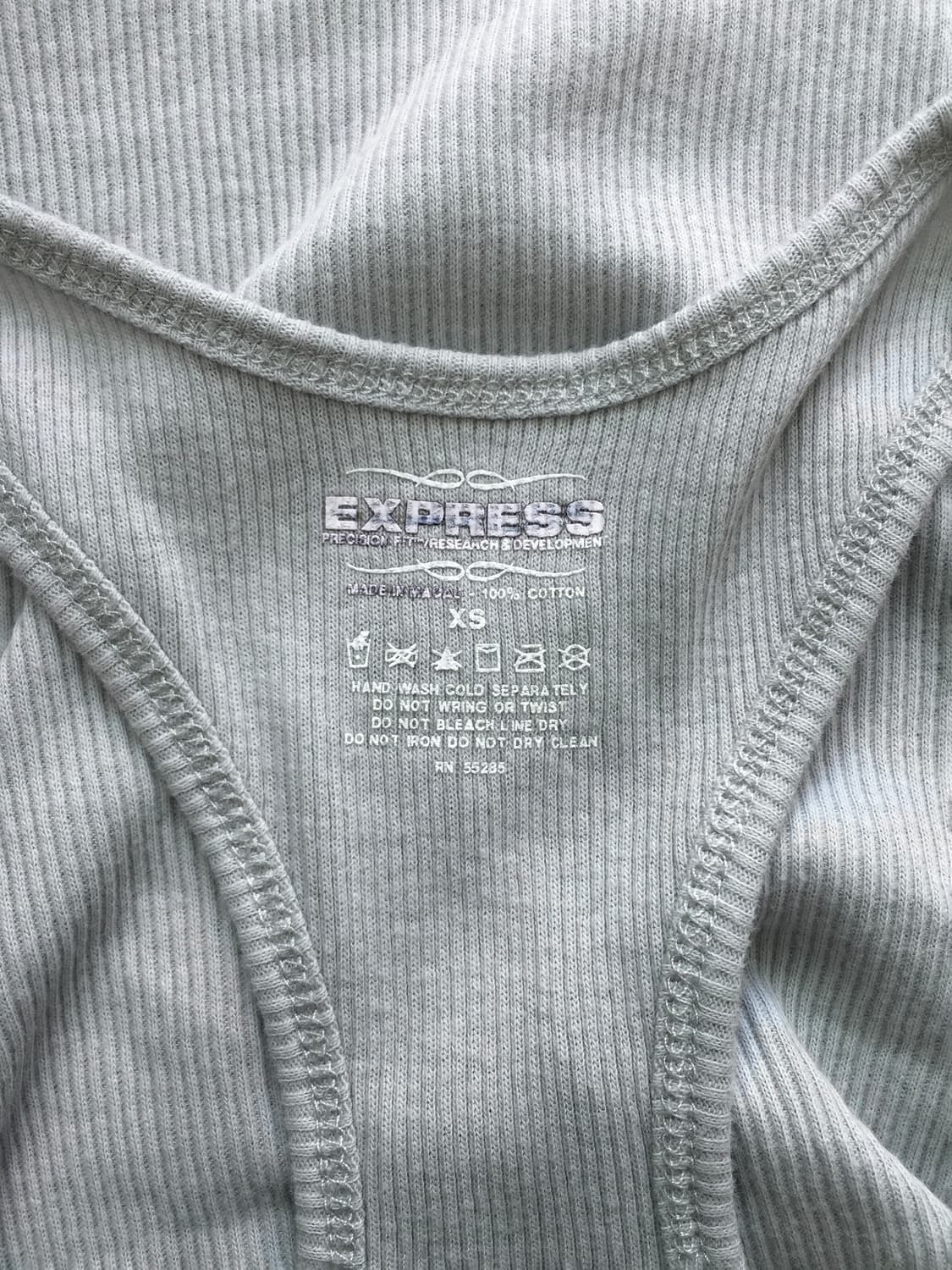 Express Baby Blue Lettering Top 상품이미지4