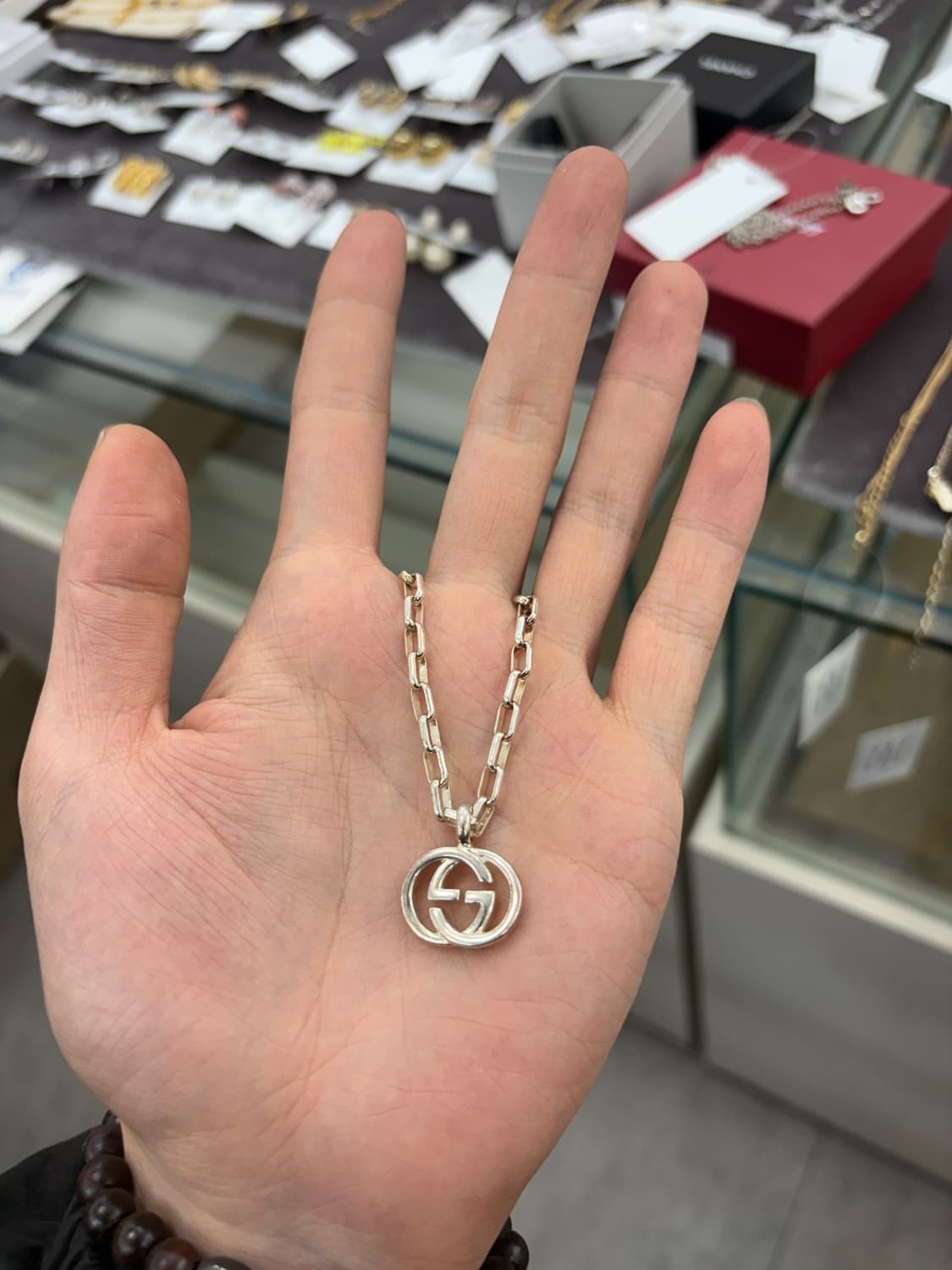 구찌 인터로킹 목걸이 상품이미지1
