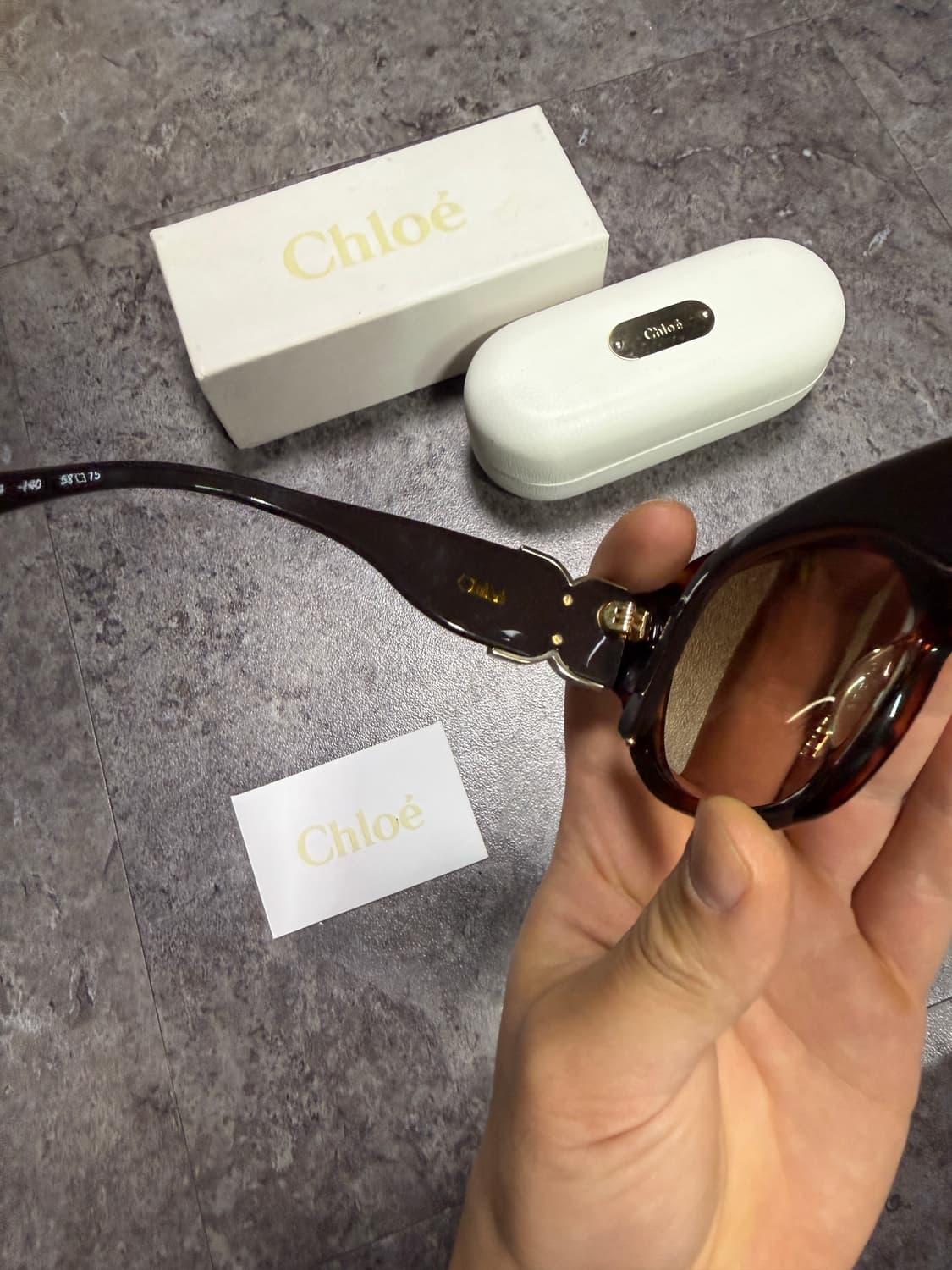 끌로에 선글라스 풀박스 상품이미지5