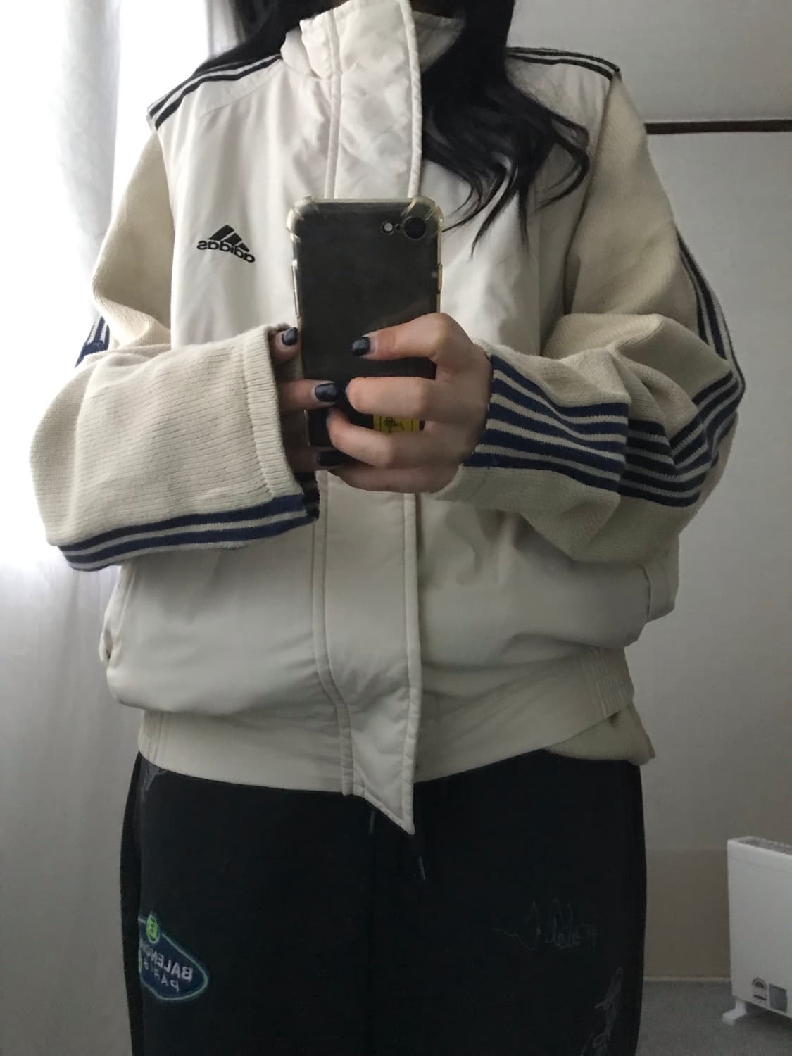 아디다스 00s 아이보리 조끼패딩 상품이미지5