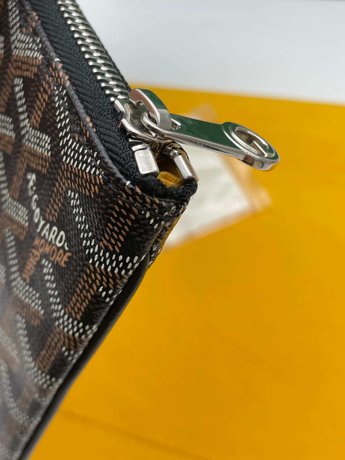 [ 풀구성 / 새상품급 ] 정품 고야드 세나 GM 클러치백 블랙 상품이미지10