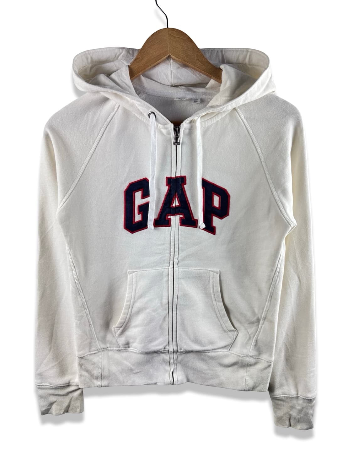 갭 화이트 레드 후드집업2406 상품이미지1